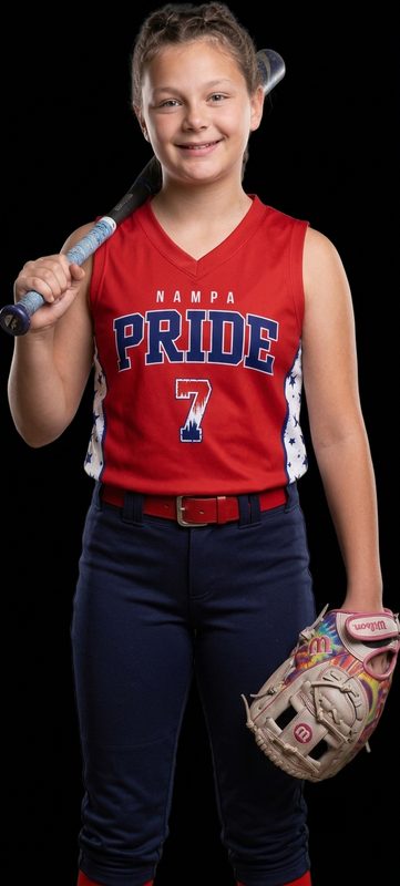 Taelyn, Nampa Pride Norcross 12U player, #7